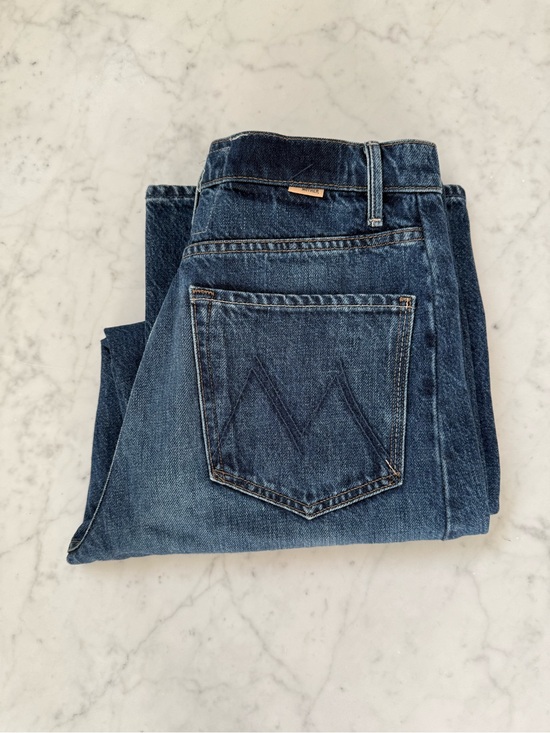 MOTHER Pants - MOTHER The Half-Pipe Ankle Jeans Women’s 27 Wide Leg Barrel Crop Medium Wash